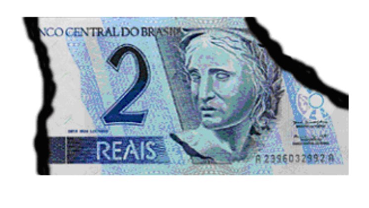 Cédula danificada pelo fogo