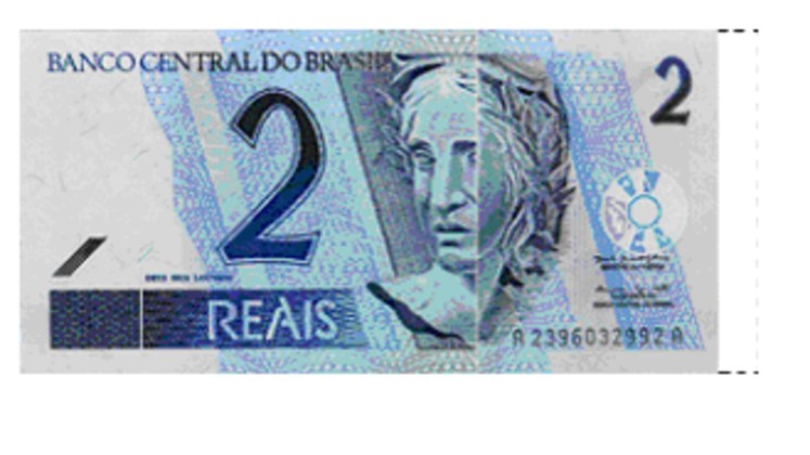 Cédula com parte suprimida
