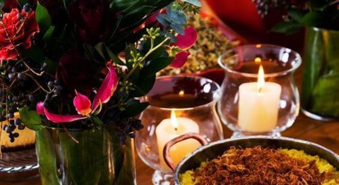 Ceia de ano novo com opções variadas