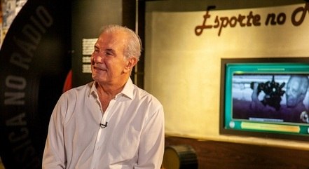 Celso Freitas no quadro dos "70 Anos da Record"  do "Domingo Espetacular"