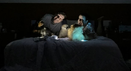 Celso Zucatelli e a família: 40 horas sem luz em casa