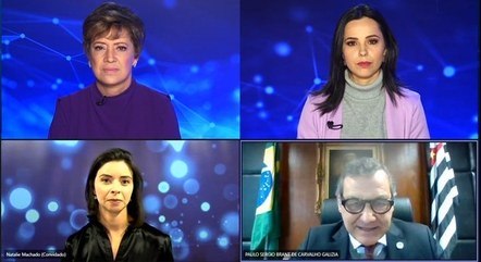 Live JR conduzida pela jornalista Christina Lemos