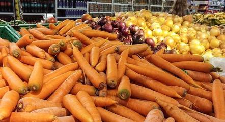 Cenoura quase dobrou de preço desde dezembro