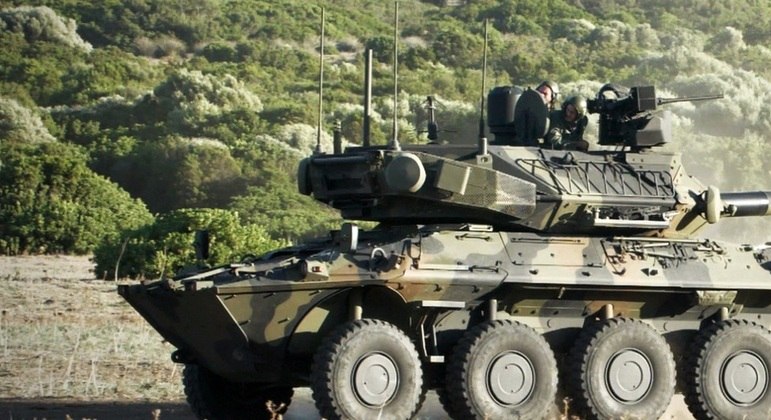 Blindado Centauro II, do consórcio  Iveco-Oto Melara 