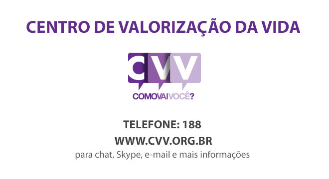 O CVV oferece apoio às pessoas com depressão e ideias suicidas