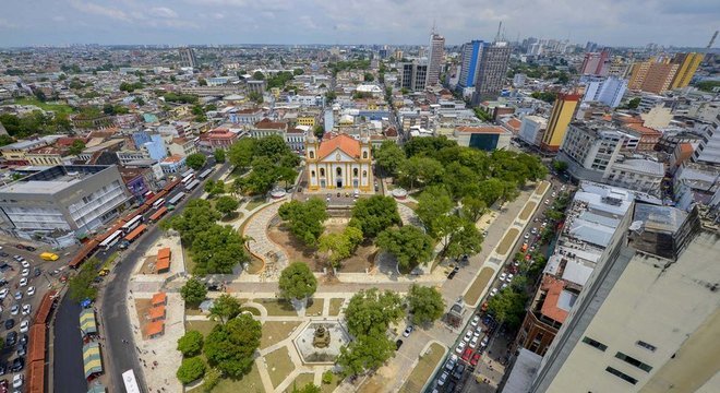 Centro histórico de Manaus, capital construída no coração da Floresta Amazônica