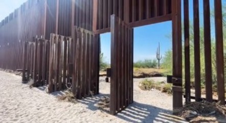 Aberturas em cerca na fronteira entre EUA e México foram motivo de polêmica