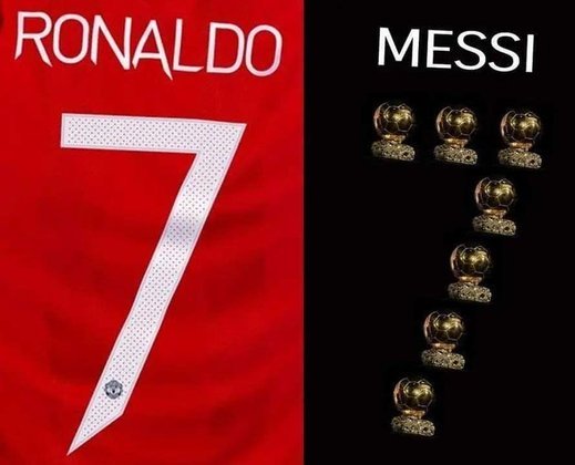 Cristiano Ronaldo posta emoji em publicação e ironiza Bola de Ouro de Messi