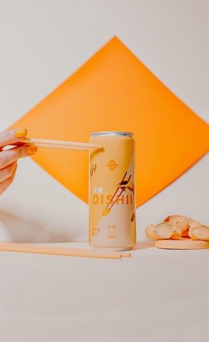 Cerveja com gengibre e casca de laranja da Japas