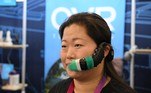 A realidade virtual está em alta — ao menos na feira! Outro item dedicado ao ambiente virtual é o ION 3, criado para fornecer cheiros e perfumes para quem navega em mundos virtuais. Segundo a OVR Technology, o aparelho é capaz de reproduzir milhares de combinações de aromasLEIA TAMBÉM: Galeria em feira de tecnologia de consumo reúne grandes fracassos da área