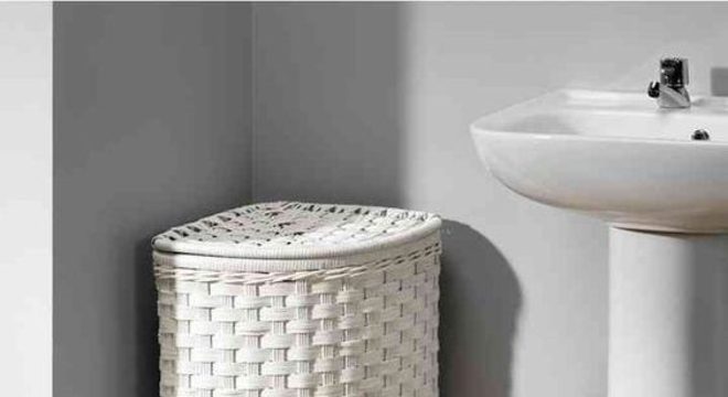 cesto organizador - cesto de canto 