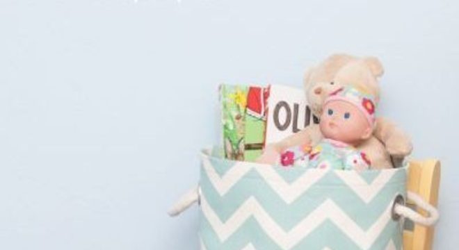 cesto organizador - cestos de brinquedos coloridos 