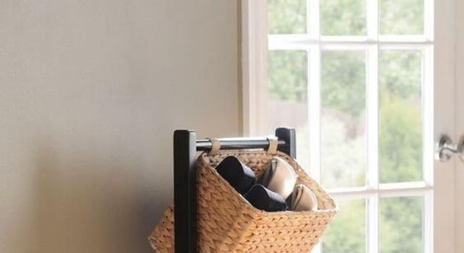 cesto organizador - cestos de palha 