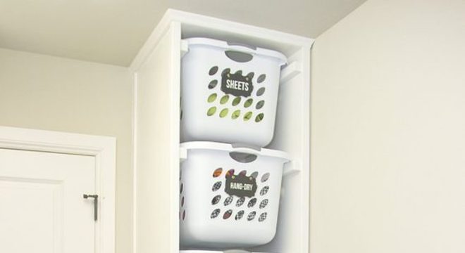 cesto organizador - cestos de roupas 