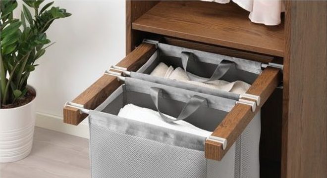 cesto organizador - cestos em gavetas 