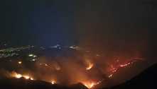 Incêndio de grandes proporções toma conta da Serra do Curral 