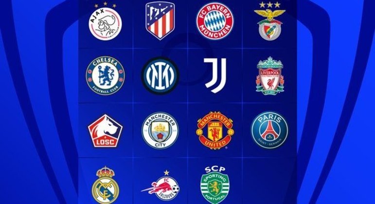 Os quinze clubes já promovidos às oitavas de final