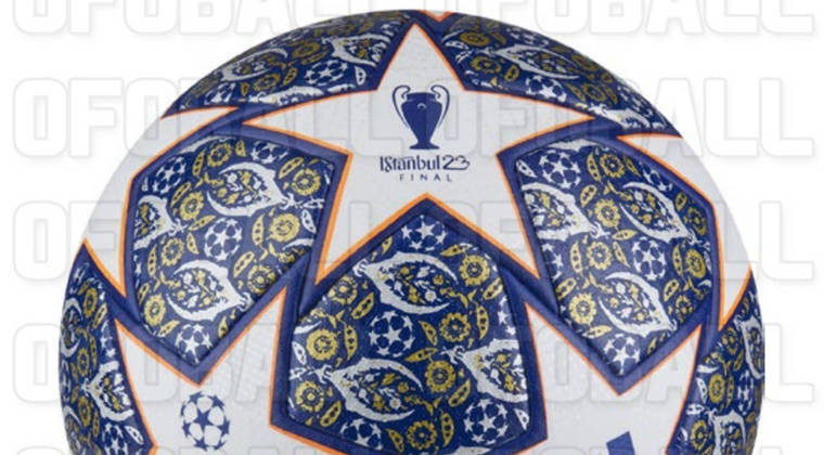 A bola oficial da decisão da Champions 2022/23