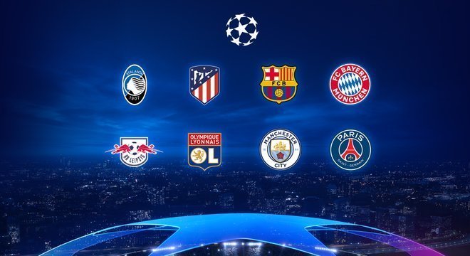 Confrontos das quartas da Champions League 2019-2020 são sorteados