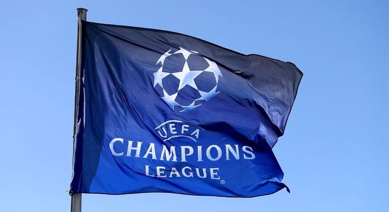 A bandeira da Champions