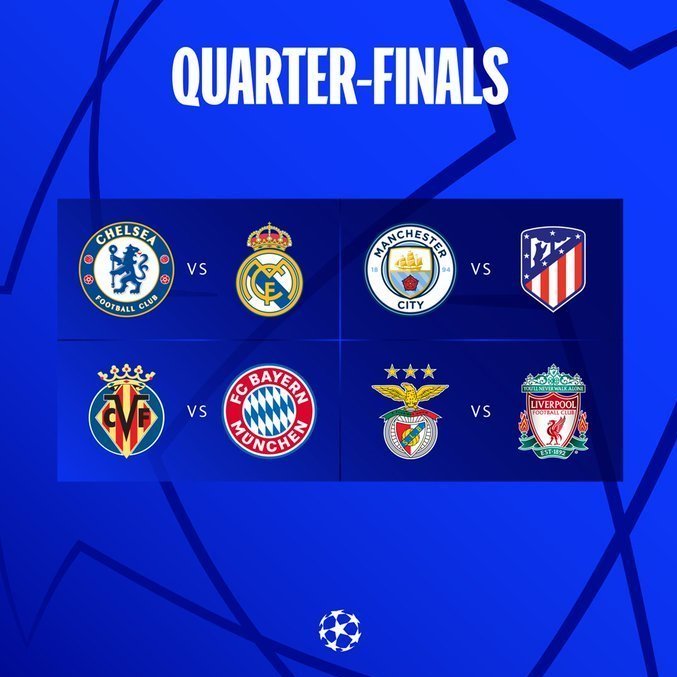 Uefa define os confrontos das quartas de final da Liga Europa - Esportes -  R7 Futebol