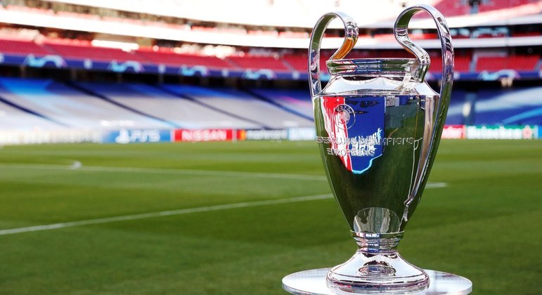 A taça da "Champions League"