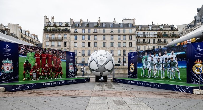 Final da Champions League, Liverpool x Real Madrid, é exibida em