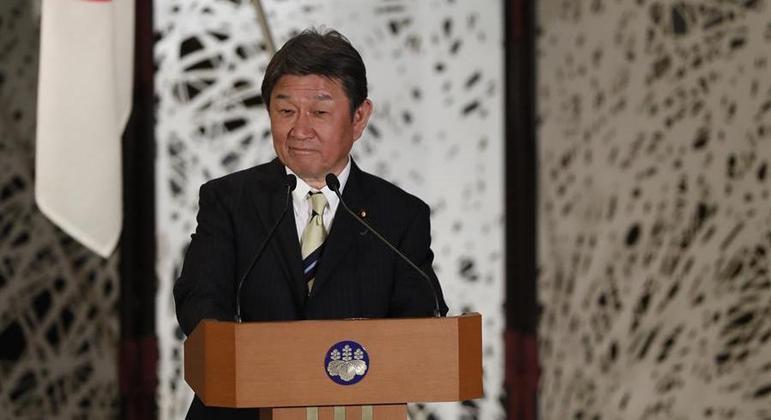chanceler do japao Toshimitsu Motegi
