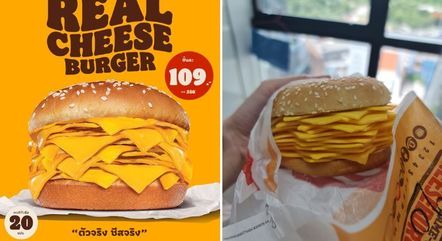 Burger King lançou sanduíche que contém apenas pão e queijo