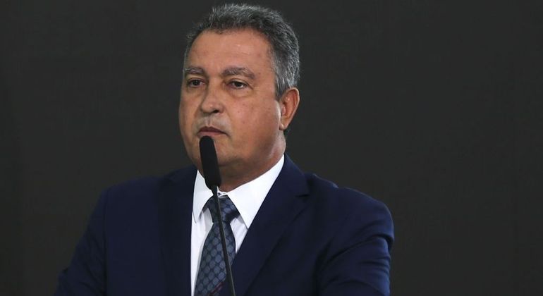 O ministro-chefe da Casa Civil, Rui Costa, durante cerimônia de posse do cargo
