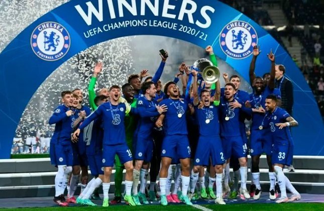 Chelsea: 2 títulos (2011-12 e 2020-21 [foto])