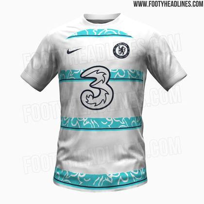 Chelsea: camisa 2 (vazada na internet) / fornecedora: Nike