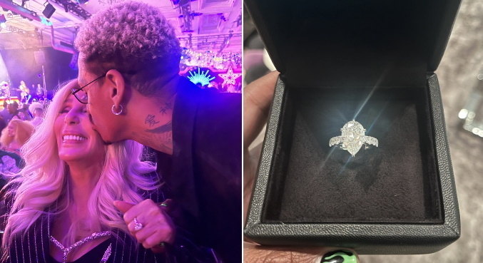 Cher recebeu anel luxuoso do namorado, Alexander Edwards
