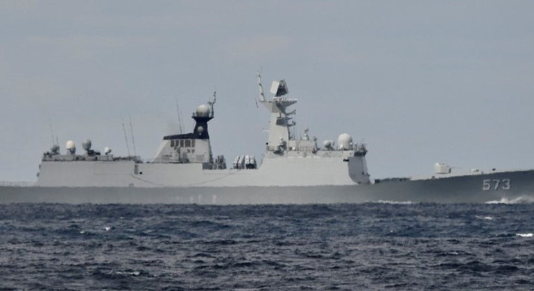Marinha da China tem capacidade para isolar Taiwan se acontecer ofensiva, diz ministério

