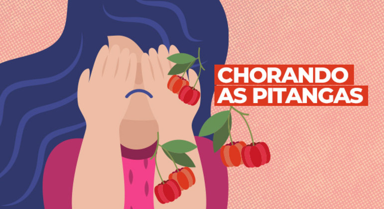 Chorando as pitangas: significa que alguém está chorando de arrependimento. 
