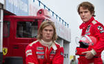 Chris Hemsworth e Daniel Brühl são James Hunt e Nikki Lauda em 'Rush: No Limite da Emoção'