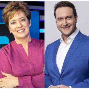Chris Lemos e Edu Ribeiro vão ancorar os trabalhos da Record na posse de domingo