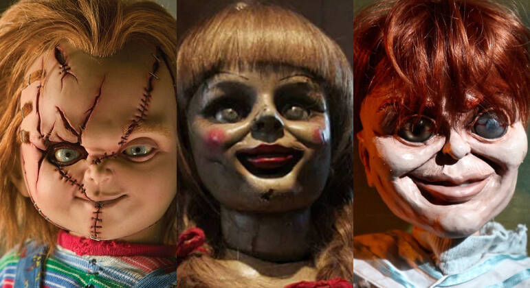 Com a estreia de M3GAN nos cinemas brasileiros, a galeria de bonecos terríveis da cultura pop ganha mais um membro. E a lista vai muito além de Chucky e Annabelle. Veja agora quais são os 7 bonecos mais assustadores do cinema: