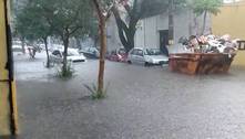 Chuva forte acompanhada de granizo atinge bairros de BH