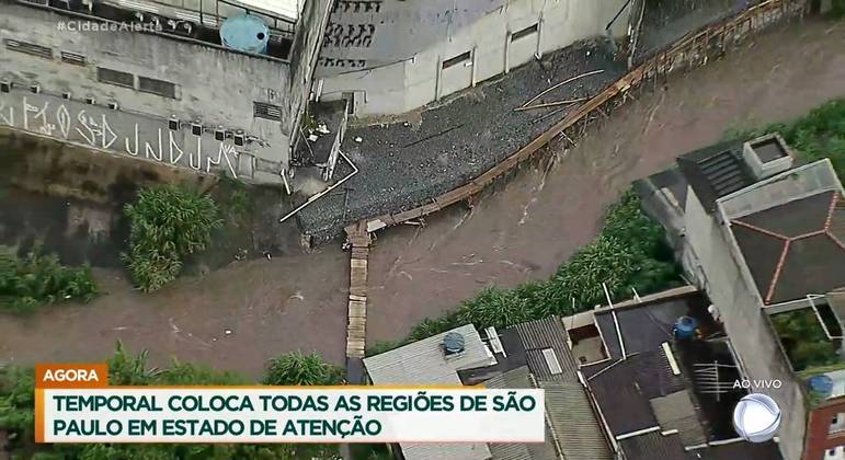 São Paulo entra em estado de atenção para alagamentos, diz CGE - 18/11/2020  - UOL Notícias