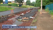 Parede de córrego cede e buracos aumentam após chuvas fortes em Ribeirão Preto