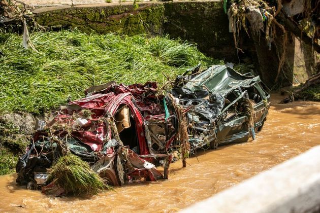 Após as fortes chuvas que atingiram Petrópolis, na região serrana do Rio, a cidade registrou mais de 260 ocorrências de deslizamento