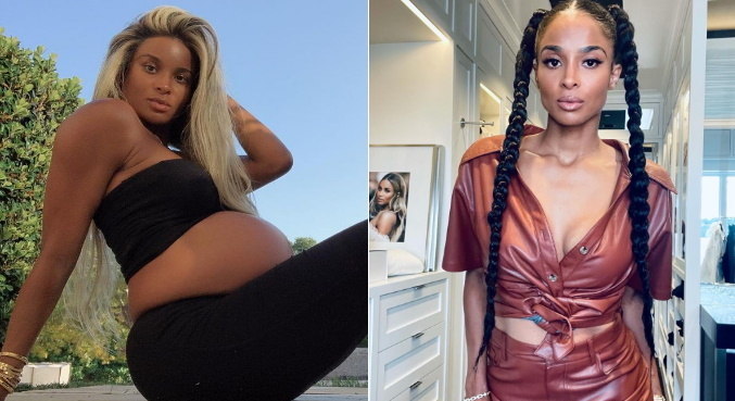 Ciara mostrou que chegou ao peso que tinha antes de sua gravidez mais recente