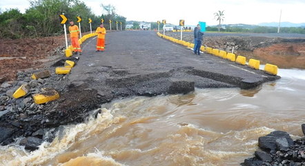 Ciclone extratropical já provoca estragos na região Sul do país