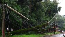 Ciclone deve provocar rajadas de vento em SP e Santos; previsão é de chuva intensa no interior 
