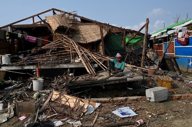 Ciclone Mocha Mianmar AFP