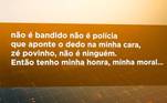 Cristian alega que matou um bandido e que fez isso pela sua própria honra