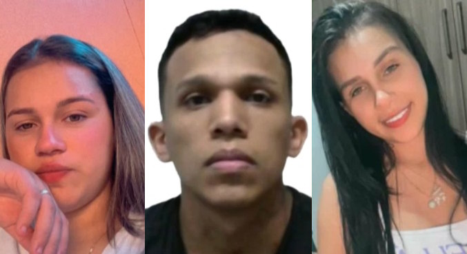 David dos Santos foi preso; Ingridy e Islayne continuam foragidas
