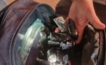 Com o criminoso foram encontrados 1.030 pacotes de cocaína, no valor que chega a R$ 200 mil, e foram necessárias dez viaturas com cerca de 120 homens na busca pelo 