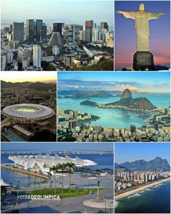 Cidade: Rio de Janeiro - Estado: Rio de janeiro - Destaques: praias, parques naturais, museus históricos, Maracanã, escolas de samba.  